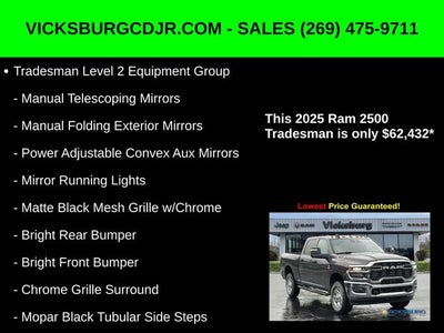 2025 RAM Ram 2500 RAM 2500 TRADESMAN CREW CAB 4X4 6'4' BOX