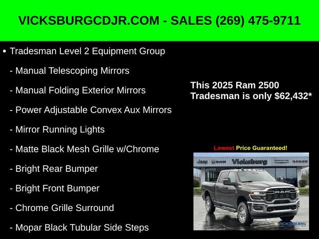 2025 RAM Ram 2500 RAM 2500 TRADESMAN CREW CAB 4X4 6'4' BOX