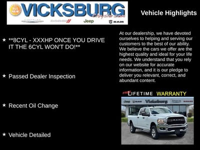 2024 RAM 2500 Big Horn Crew Cab 4x4 8' Box