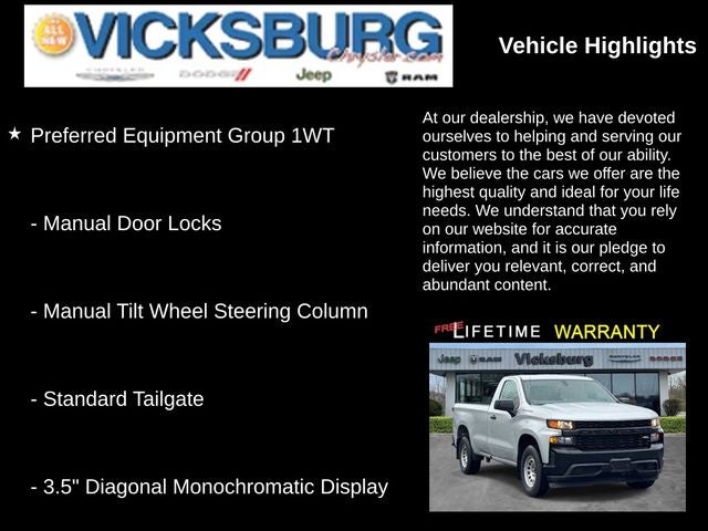 2021 Chevrolet Silverado 1500 2WD Regular Cab Long Bed WT