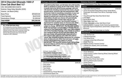 2014 Chevrolet Silverado 1500 1LT