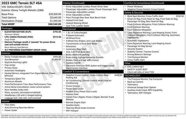 2023 GMC Terrain AWD SLT