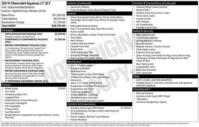 2019 Chevrolet Equinox LT