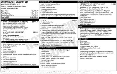 2024 Chevrolet Blazer AWD 3LT