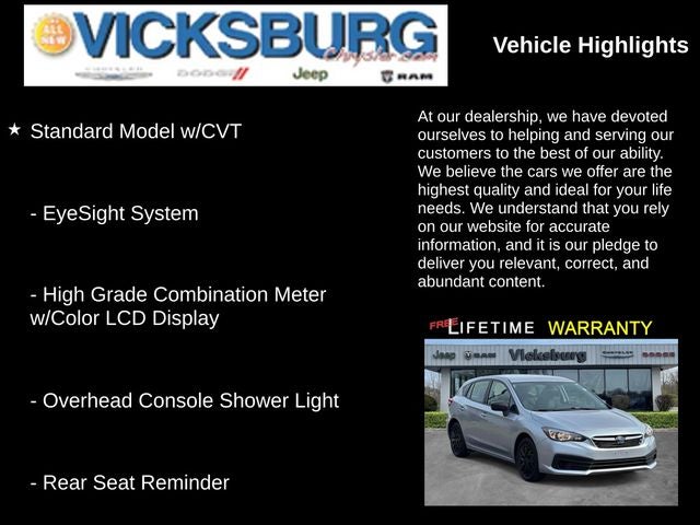 2022 Subaru Impreza Base 5-Door