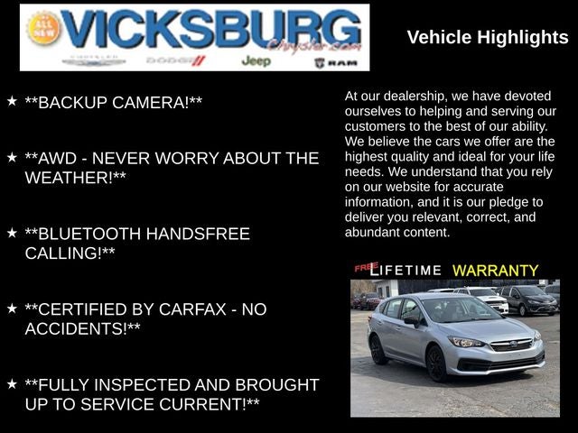 2022 Subaru Impreza Base 5-Door