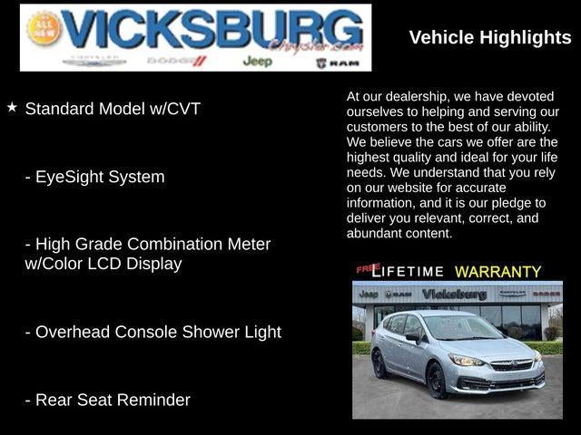 2022 Subaru Impreza Base 5-Door