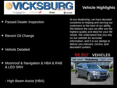 2019 Subaru Outback 2.5i Limited