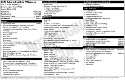 2024 Subaru Crosstrek Wilderness