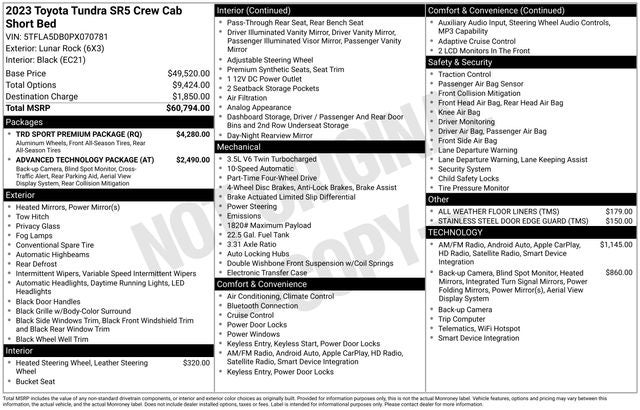 2023 Toyota Tundra SR5