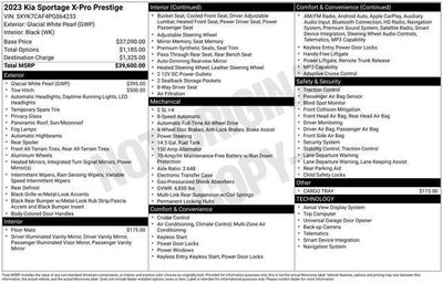 2023 Kia Sportage X-Pro Prestige