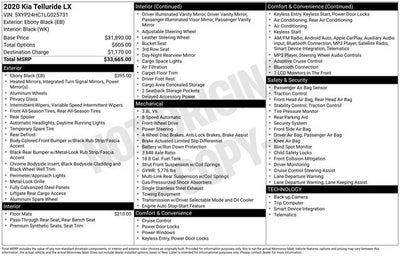 2020 Kia Telluride LX