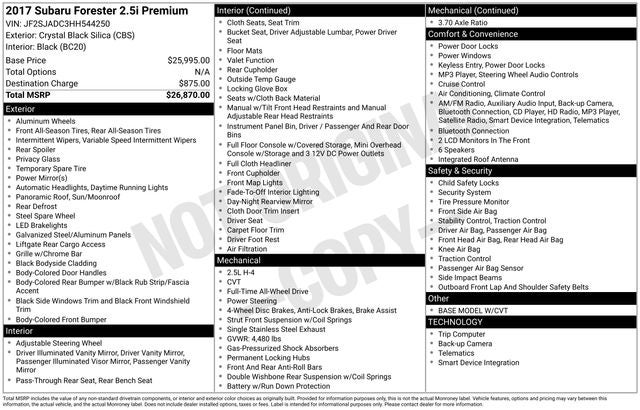 2017 Subaru Forester 2.5i Premium