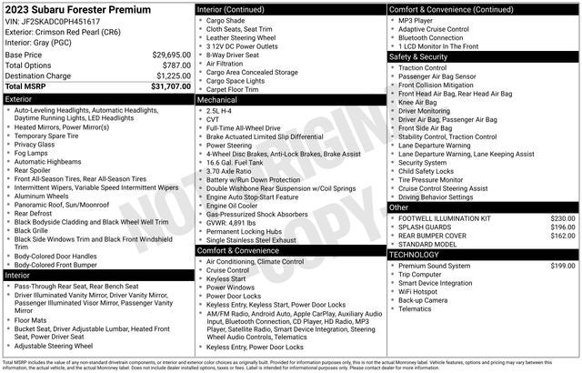 2023 Subaru Forester Premium