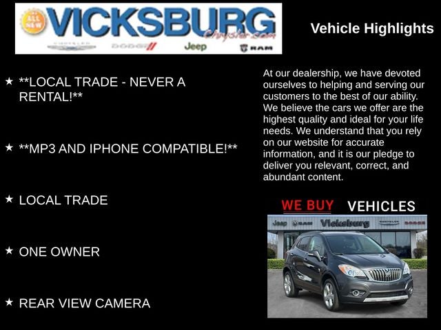 2016 Buick Encore Convenience