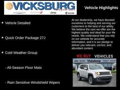 2017 Jeep Renegade Latitude 4x4