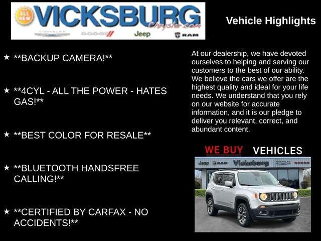 2017 Jeep Renegade Latitude 4x4