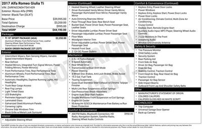 2017 Alfa Romeo Giulia Ti RWD