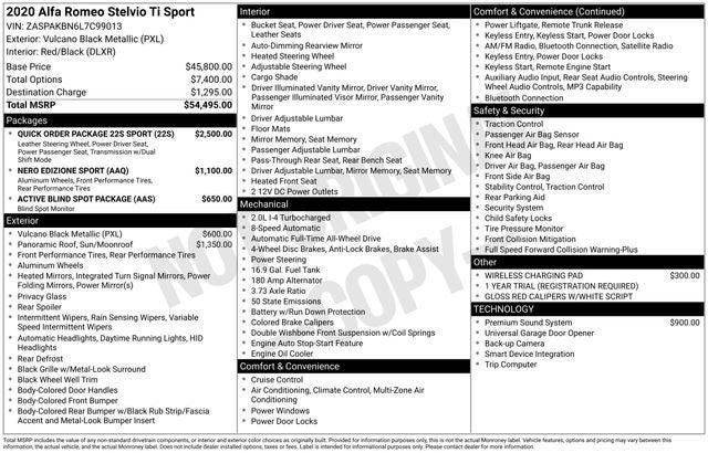 2020 Alfa Romeo Stelvio Ti Sport AWD