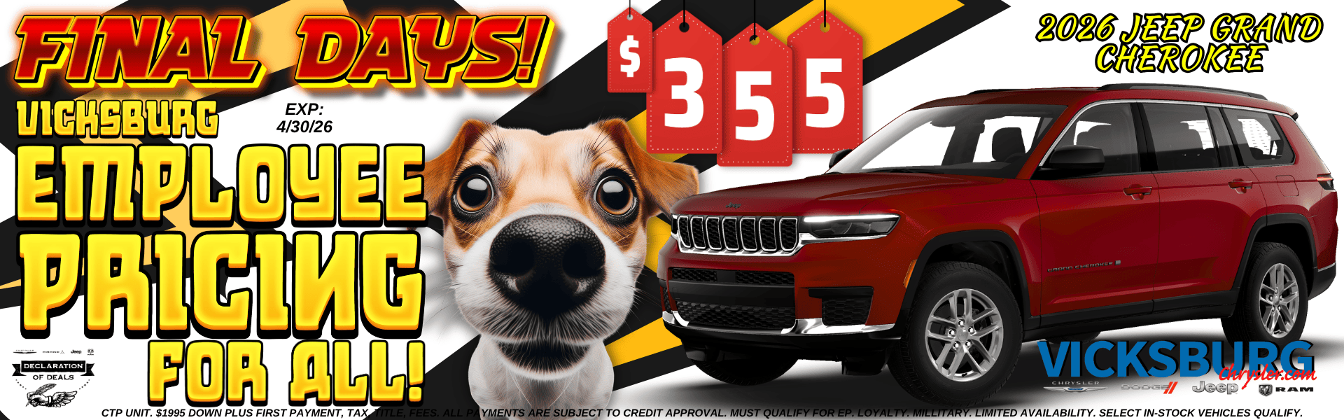 see dealer for details