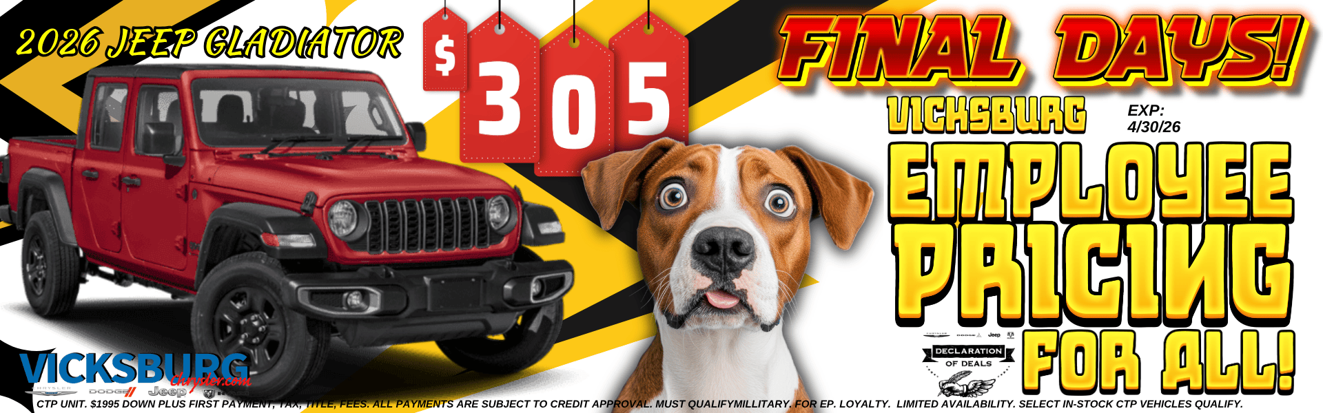 See dealer for details