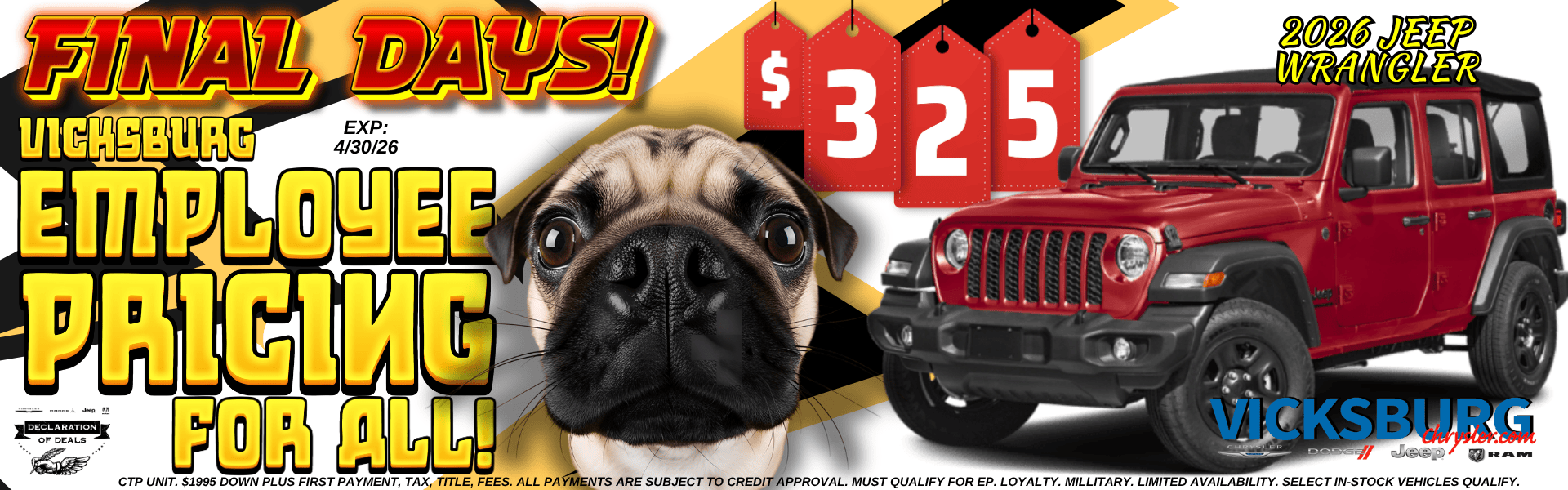 see dealer for details