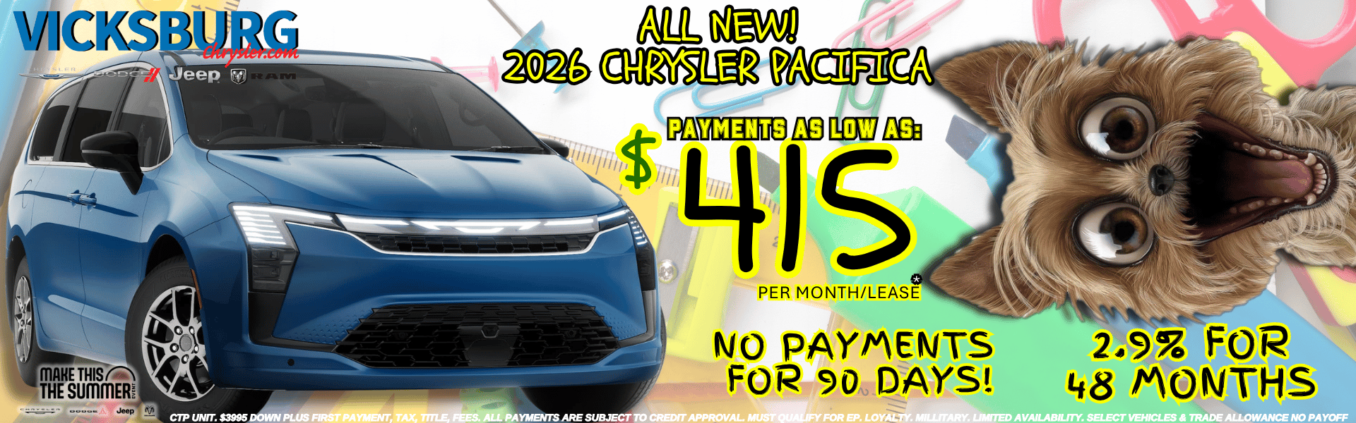 see dealer for details
