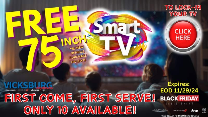 Must Purchase or Lease before receiving FREE TV - Can Not be combined with any other offers