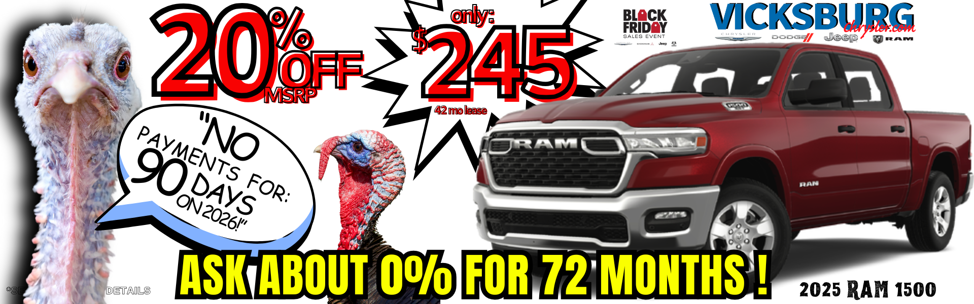 see dealer for details